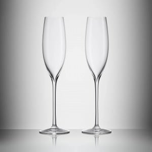 Waterford Elegance Crystal Classic Flute Glass, Set of 2