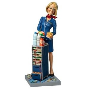 Guillermo Forchino Comic Art Figurine, The Flight Attendant, Large