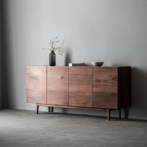 Arska Wooden 4 Door Sideboard, 150cm