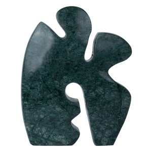 Elaric Carved Marble Accent Sculpture, Green