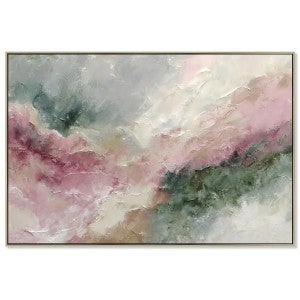 Norrsken Framed Enhanced Abstract Canvas Wall Art Print, 120cm