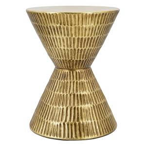 Tempo Hourglass Round Side Table