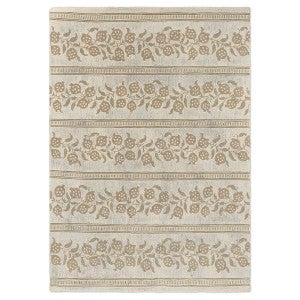 Sanderson Anaar Hand Tufted Designer Wool Rug, 200x140cm, Flax