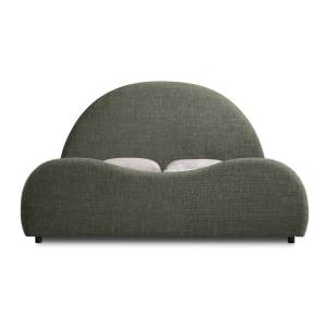 Langford Fabric Bed, King, Kaitoke Green