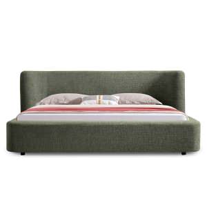 Bellure Fabric Platform Bed, Queen, Kaitoke Green