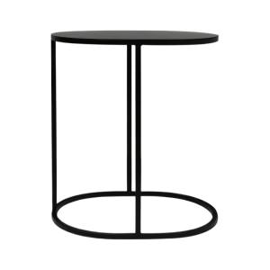 Temir Iron Oval Couch Side Table