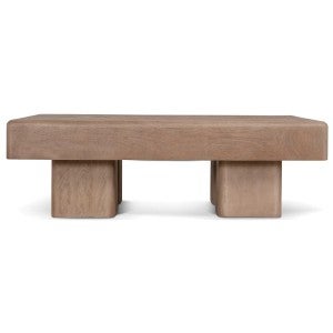 Estelon Mango Wood Coffee Table, 120cm, Natural