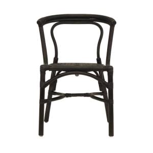 Shoal Rattan Side Dining Chair, Black