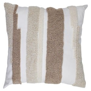 Tactile Stripe Cotton Scatter Cushion