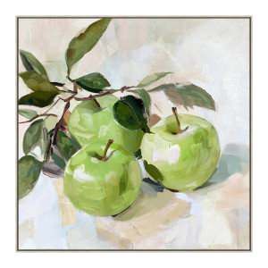"Verdant Still Life" Framed Canvas Wall Art Painting, 82cm
