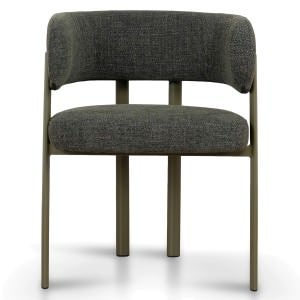 Brenna Fabric Dining Chair, Set of 2, Kaitoke Green