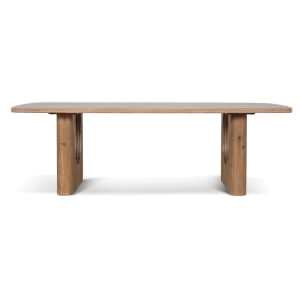 Aubrien Timber Dining Table, 240cm, Natural