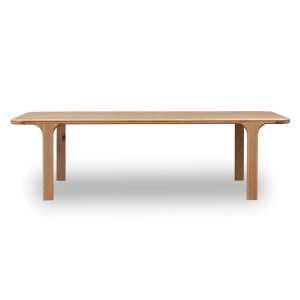 Roselle Wooden Dining Table, 240cm, Natural
