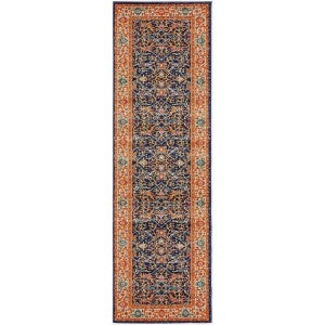 Evoke Splash Turkish Made Oriental Runner Rug, 300x80cm, Multi