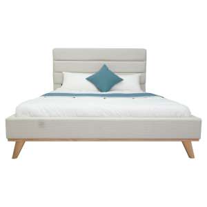 Berlin Fabric Platform Bed, Queen