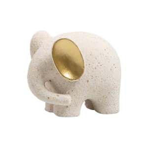 Evelis Resin Elephant Sculpture Ornament, Type B