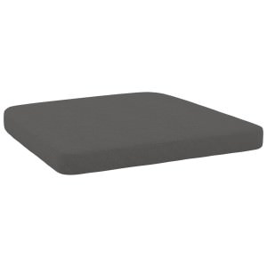 Siesta Portofino Commercial Grade Dining Armchair Indoor / Outdoor Seat Cushion, Dark Grey