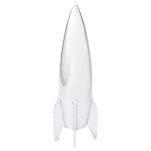 Eloria Aluminium Rocket Ship Model Desktop Ornament