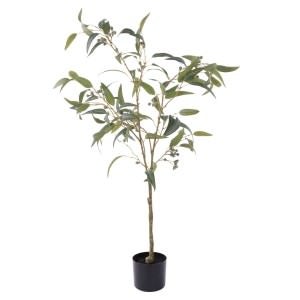 Rogue Potted Artificial Eucalyptus Gumnut Tree, 120cm