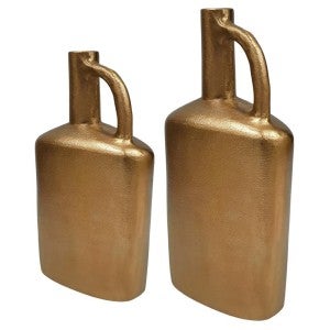 Dorian 2 Piece Metal Bud Vase Set