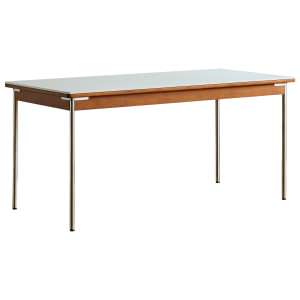 Eiros Boxwood & Stainless Steel Dining Table with Sintered Stone Top, 140cm