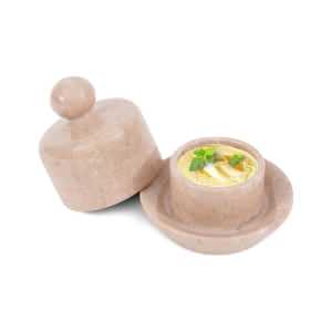 Marcellus Marble Mini Butter Dish with Cloche, Type A, Verona