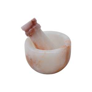 Savoy Marble Classic Mortar & Pestle, White Onyx