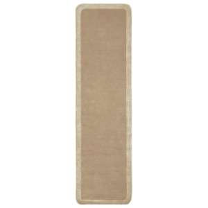 Hugo Hand Tufted Modern Wool Runner Rug, 80x300cm, Husk