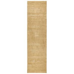 Haven Aliya Modern Runner Rug, 80x400cm, Gold