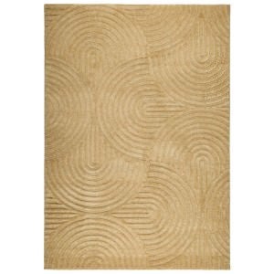 Haven Zina Modern Rug, 200x290cm, Gold