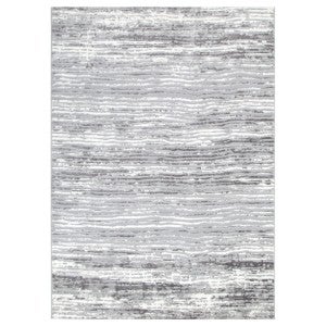 Jade Lines Modern Rug, 290x200cm, Grey