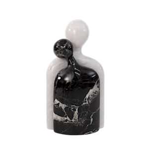 Covenant Marble Love Couple Ornament, White / Black