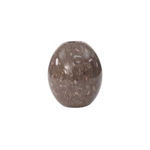 Arden Marble Egg Vase, Grey