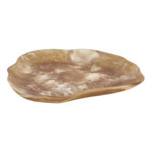 Halo Resin Serving Platter, Large, Toffee