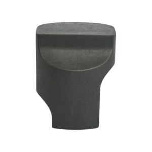 Arcos Concrete Indoor / Outdoor Side Table, Black