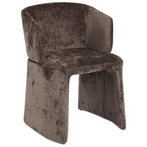 Dexter Velvet Fabric Dining Chair, Bronze