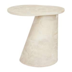 Cloud Resin Side Table, Off White