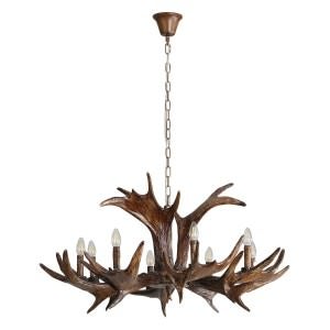 Ramure Resin Antler Chandelier, 8 Light