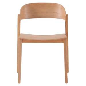 Oslo Ash Timber Dining Chair, Set of 2