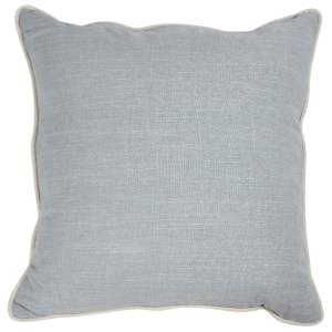 Aerelle Fabric Euro Cushion, Duck Egg Blue