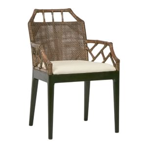 Baker Rattan & Timber Dining Chair