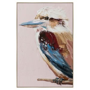 "Kookaburra Glance" Framed Canvas Wall Art Painting, 93cm, Type B