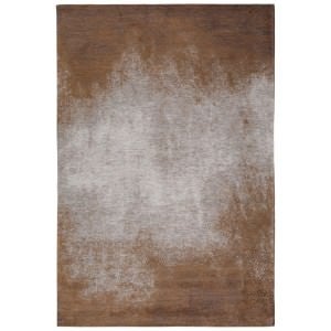 Patina Border Hand Knotted Chenille Rug, 240x330cm, Brown