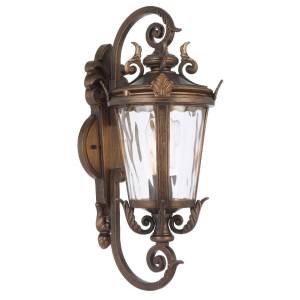 Pedral IP44 Exterior Wall Lantern, Large, Bronze