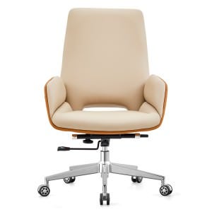 Duxos Faux Leather Mid Back Office Chair