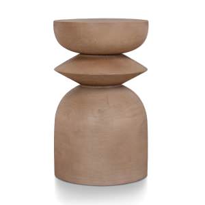 Tavriel Mango Wood Round Side Table