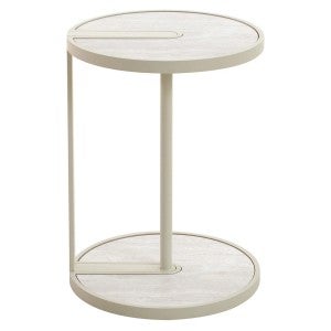 Avanzo Glass & Iron Side Table