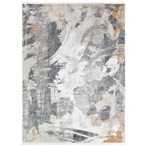 Eternal No.25470A Abstract Modern Rug, 200x290cm, Dark Grey