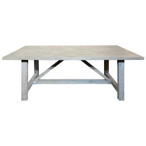 Lavena Recycled Elm Timber Dining Table, 200cm