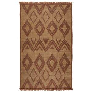 Tuareg No.2 Hand Knotted Leather Tribal Rug, 276x365cm, Natural / Tan